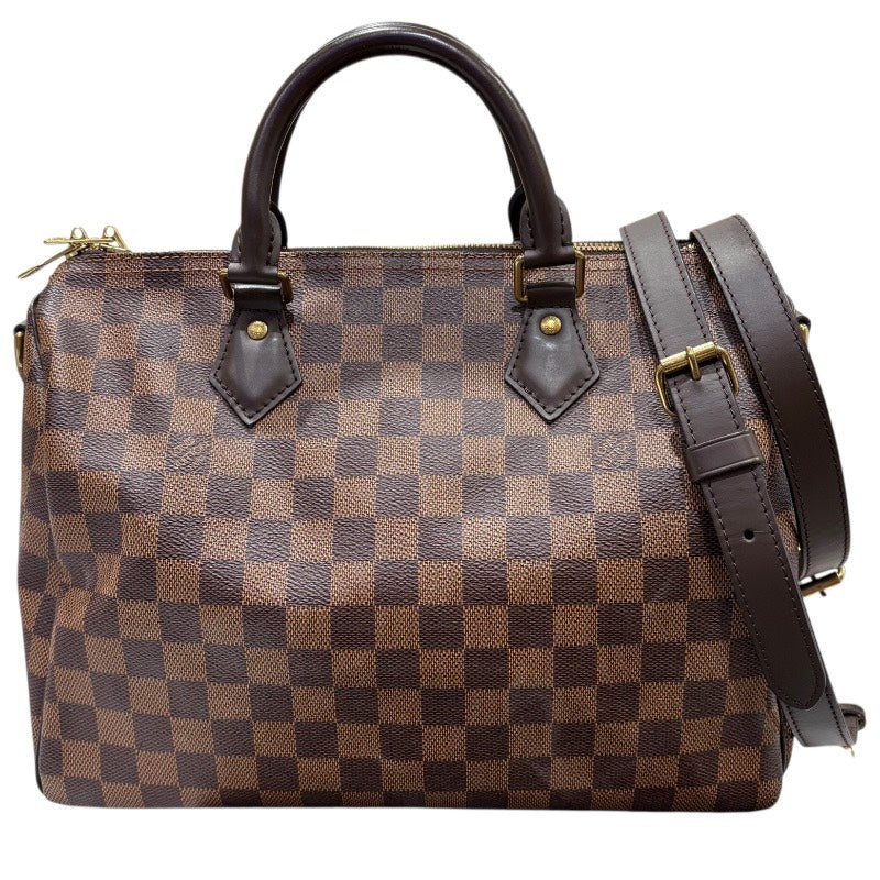 ルイ・ヴィトン LOUIS VUITTON スピーディ･バンドリエール 30 N40590 ブラウン ダミエ ユニセックス ショルダーバッグ