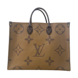 ルイ・ヴィトン LOUIS VUITTON オンザゴーGM M45320 モノグラム・ジャイアント・リバース レディース ハンドバッグ