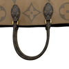ルイ・ヴィトン LOUIS VUITTON オンザゴーGM　 M45320 ブラウン モノグラム・ジャイアント・リバース ユニセックス ハンドバッグ