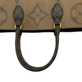 ルイ・ヴィトン LOUIS VUITTON オンザゴーGM　 M45320 ブラウン モノグラム・ジャイアント・リバース ユニセックス ハンドバッグ