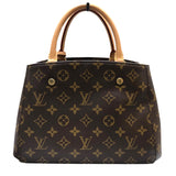 ルイ・ヴィトン LOUIS VUITTON モンテーニュBB M41055 ブラウン モノグラム レディース ショルダーバッグ