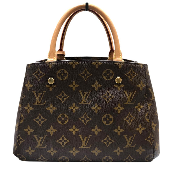 ルイ・ヴィトン LOUIS VUITTON モンテーニュBB M41055 ブラウン モノグラム レディース ショルダーバッグ