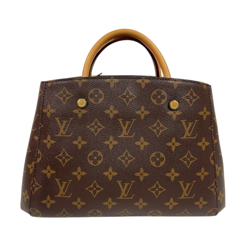 ルイ・ヴィトン LOUIS VUITTON モンテーニュBB M41055 ブラウン モノグラム レディース ショルダーバッグ