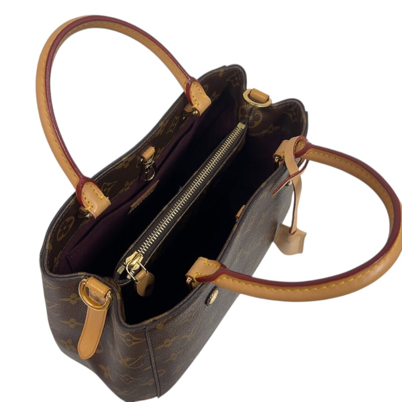 ルイ・ヴィトン LOUIS VUITTON モンテーニュBB M41055 ブラウン モノグラム レディース ショルダーバッグ