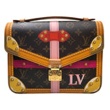 ルイ・ヴィトン LOUIS VUITTON ポシェット・メティス MM M43628 ブラウン モノグラム・サマートランク レディース ショルダーバッグ