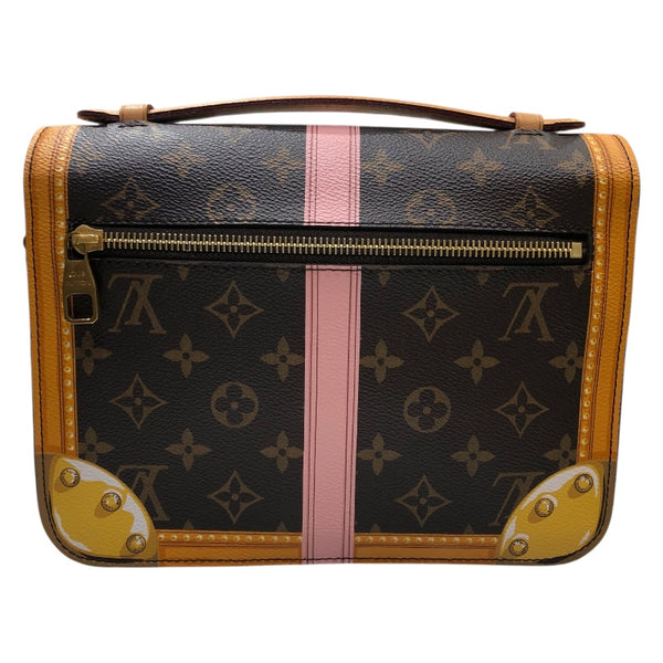 ルイ・ヴィトン LOUIS VUITTON ポシェット・メティス MM M43628 ブラウン モノグラム・サマートランク レディース ショルダーバッグ