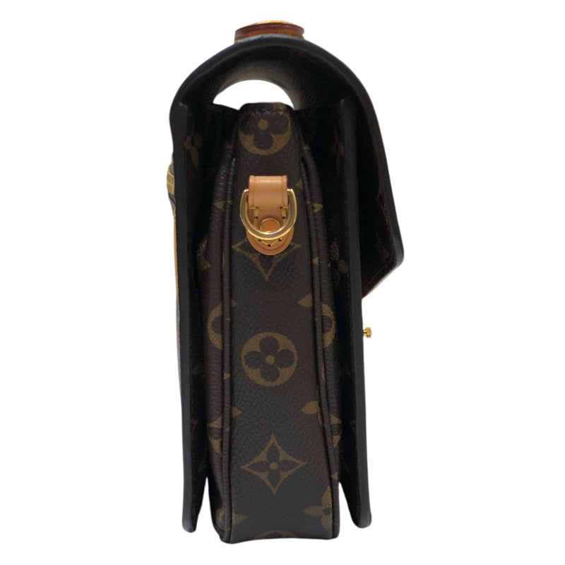 ルイ・ヴィトン LOUIS VUITTON ポシェット・メティス MM M43628 ブラウン モノグラム・サマートランク レディース ショルダーバッグ