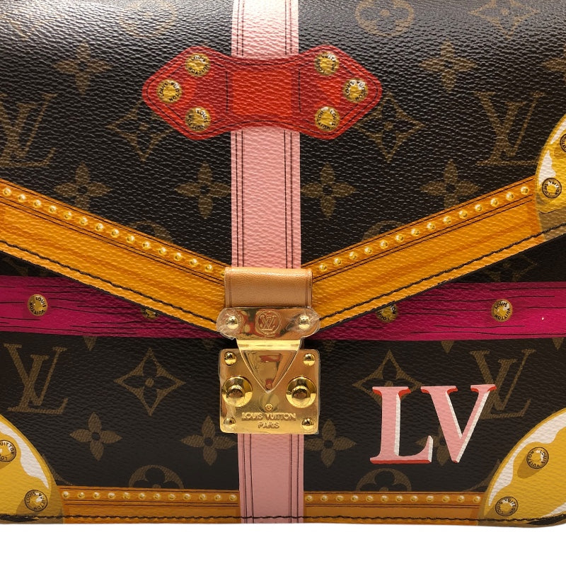 ルイ・ヴィトン LOUIS VUITTON ポシェット・メティス MM M43628 ブラウン モノグラム・サマートランク レディース ショルダーバッグ