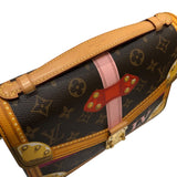 ルイ・ヴィトン LOUIS VUITTON ポシェット・メティス MM M43628 ブラウン モノグラム・サマートランク レディース ショルダーバッグ