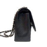 シャネル CHANEL マトラッセ30 A58600 ブラック　シルバー金具 キャビアスキン レディース ショルダーバッグ