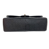 シャネル CHANEL マトラッセ30 A58600 ブラック　シルバー金具 キャビアスキン レディース ショルダーバッグ