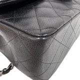 シャネル CHANEL マトラッセ30 A58600 ブラック　シルバー金具 キャビアスキン レディース ショルダーバッグ