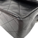 シャネル CHANEL マトラッセ30 A58600 ブラック　シルバー金具 キャビアスキン レディース ショルダーバッグ