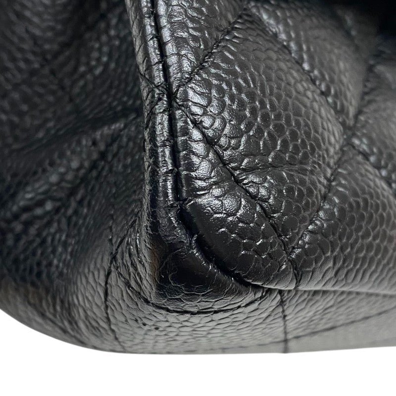 シャネル CHANEL マトラッセ25 A01112 ブラック シルバー金具 キャビアスキン レディース ショルダーバッグ