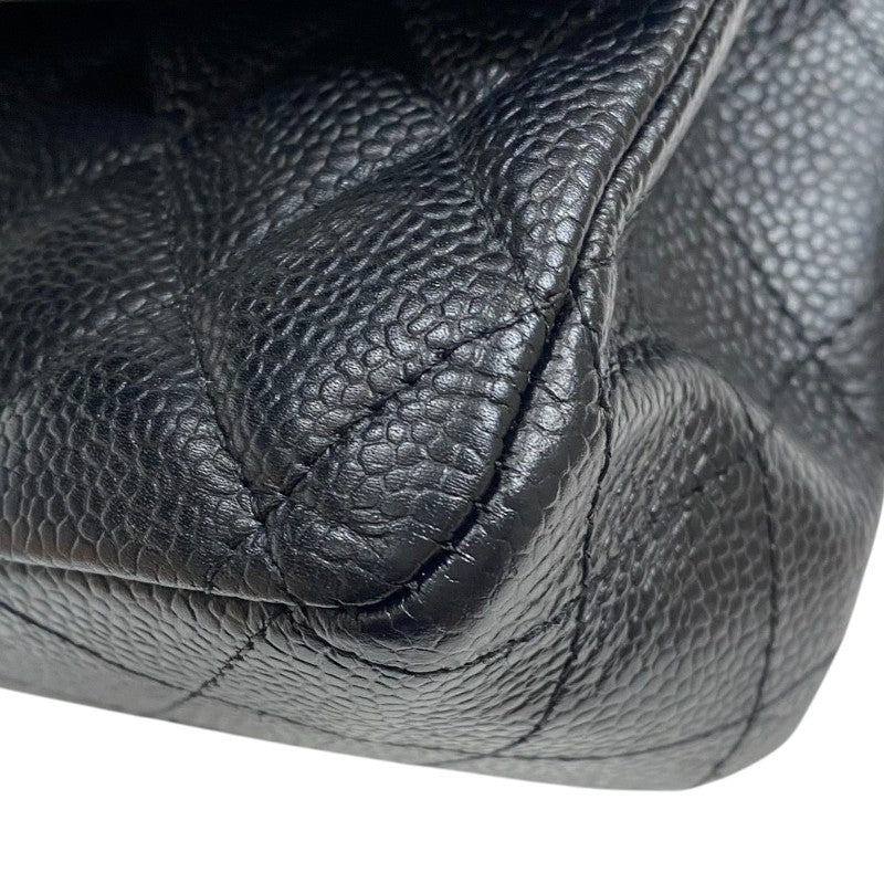 シャネル CHANEL マトラッセ25 A01112 ブラック シルバー金具 キャビアスキン レディース ショルダーバッグ