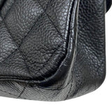 シャネル CHANEL マトラッセ25 A01112 ブラック シルバー金具 キャビアスキン レディース ショルダーバッグ