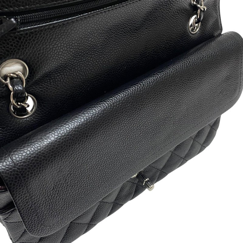 シャネル CHANEL マトラッセ25 A01112 ブラック シルバー金具 キャビアスキン レディース ショルダーバッグ