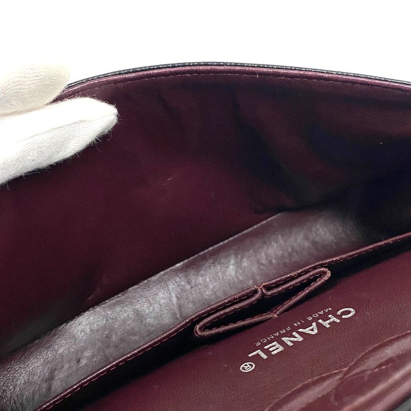 シャネル CHANEL マトラッセ25 A01112 ブラック シルバー金具 キャビアスキン レディース ショルダーバッグ