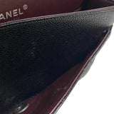 シャネル CHANEL マトラッセ25 A01112 ブラック シルバー金具 キャビアスキン レディース ショルダーバッグ