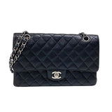 シャネル CHANEL マトラッセ25 A01112 ブラック シルバー金具 キャビアスキン レディース ショルダーバッグ
