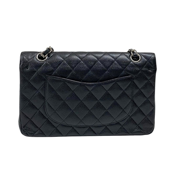 シャネル CHANEL マトラッセ25 A01112 ブラック シルバー金具 キャビアスキン レディース ショルダーバッグ