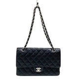 シャネル CHANEL マトラッセ25 A01112 ブラック シルバー金具 キャビアスキン レディース ショルダーバッグ