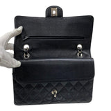 シャネル CHANEL マトラッセ25 A01112 ブラック シルバー金具 キャビアスキン レディース ショルダーバッグ