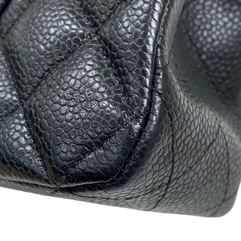シャネル CHANEL マトラッセ25 A01112 ブラック シルバー金具 キャビアスキン レディース ショルダーバッグ