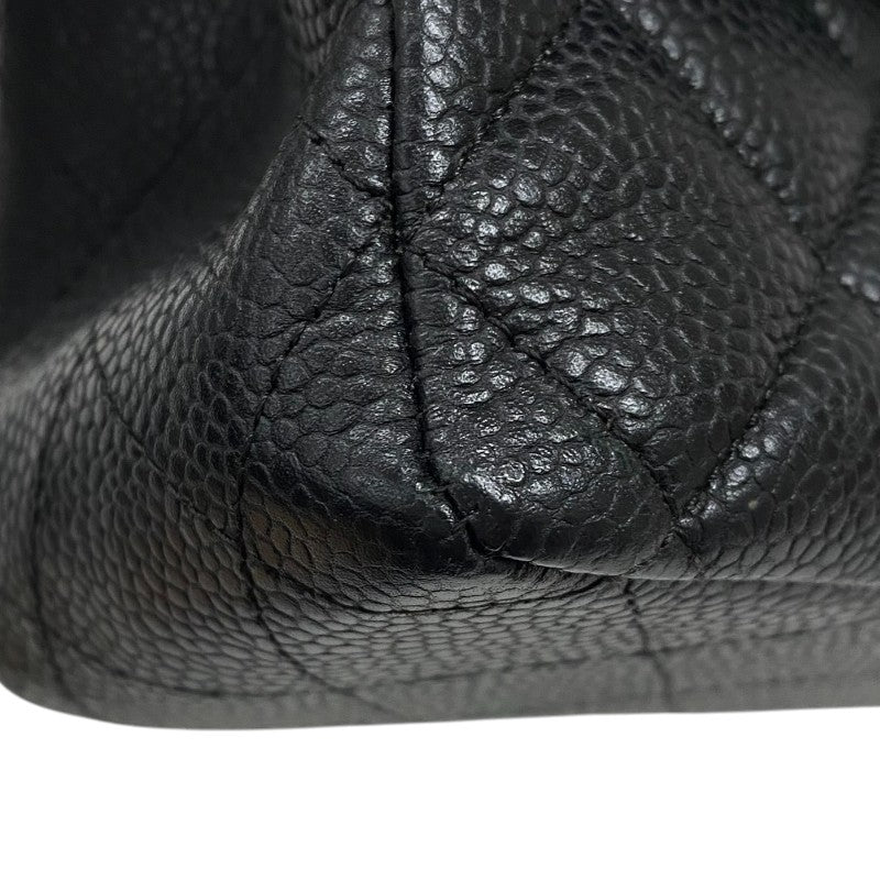 シャネル CHANEL マトラッセ25 A01112 ブラック シルバー金具 キャビアスキン レディース ショルダーバッグ