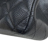 シャネル CHANEL マトラッセ25 A01112 ブラック シルバー金具 キャビアスキン レディース ショルダーバッグ