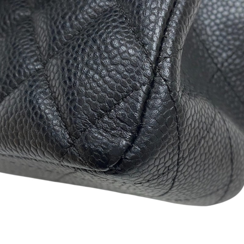 シャネル CHANEL マトラッセ25 A01112 ブラック シルバー金具 キャビアスキン レディース ショルダーバッグ