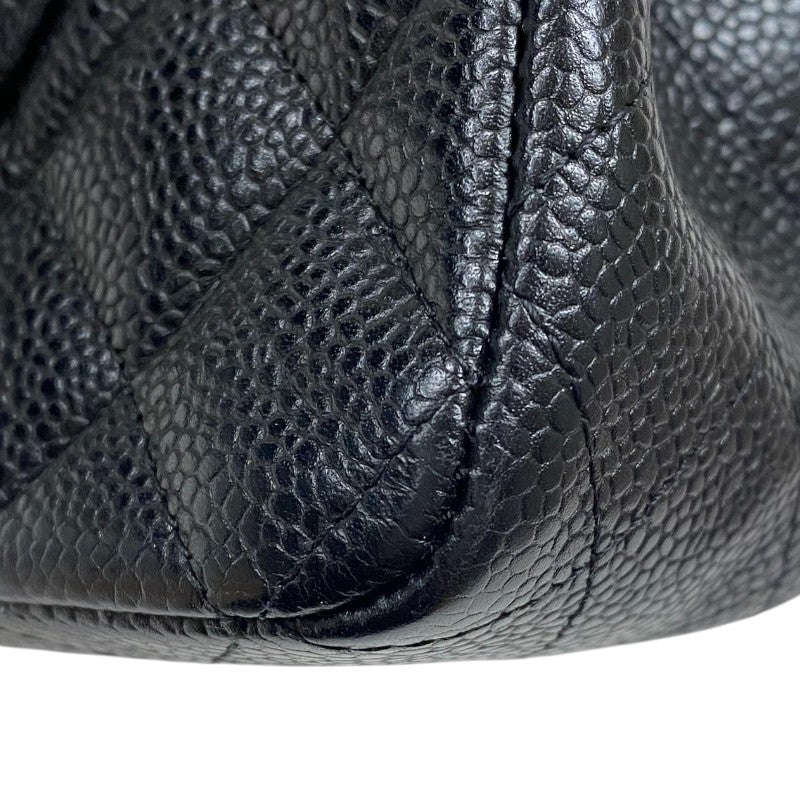 シャネル CHANEL マトラッセ25 A01112 ブラック ゴールド金具 キャビアスキン レディース ショルダーバッグ