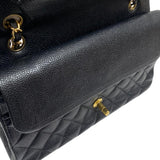 シャネル CHANEL マトラッセ25 A01112 ブラック ゴールド金具 キャビアスキン レディース ショルダーバッグ