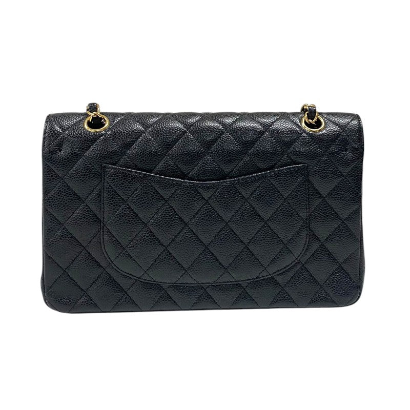 シャネル CHANEL マトラッセ25 A01112 ブラック ゴールド金具 キャビアスキン レディース ショルダーバッグ
