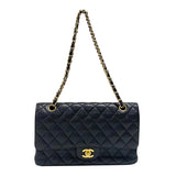 シャネル CHANEL マトラッセ25 A01112 ブラック ゴールド金具 キャビアスキン レディース ショルダーバッグ