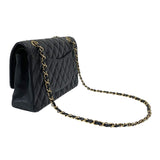 シャネル CHANEL マトラッセ25 A01112 ブラック ゴールド金具 キャビアスキン レディース ショルダーバッグ