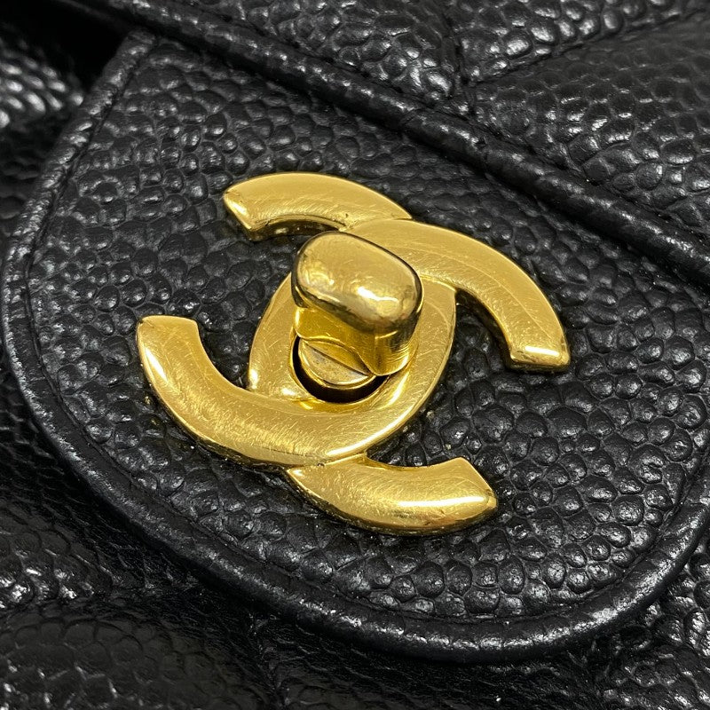 シャネル CHANEL マトラッセ25 A01112 ブラック ゴールド金具 キャビアスキン レディース ショルダーバッグ