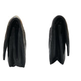 シャネル CHANEL マトラッセチェーンウォレット A33814 ブラック シルバー金具 マットキャビアスキン レディース ショルダーバッグ