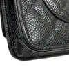 シャネル CHANEL マトラッセ チェーンウォレット AP0250 ブラック シルバー金具 キャビアスキン レディース ショルダーバッグ クラッチバッグ