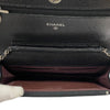 シャネル CHANEL マトラッセ チェーンウォレット AP0250 ブラック シルバー金具 キャビアスキン レディース ショルダーバッグ クラッチバッグ