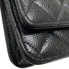 シャネル CHANEL マトラッセ チェーンウォレット AP0250 ブラック シルバー金具 キャビアスキン レディース ショルダーバッグ クラッチバッグ