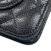 シャネル CHANEL マトラッセ チェーンウォレット AP0250 ブラック ゴールド金具 キャビアスキン レディース ショルダーバッグ クラッチバッグ