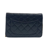 シャネル CHANEL マトラッセ チェーンウォレット AP0250 ブラック ゴールド金具 キャビアスキン レディース ショルダーバッグ クラッチバッグ