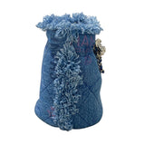 シャネル CHANEL ミニチェーンバケットバック AP2603 ブルー デニム レディース ショルダーバッグ