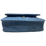 シャネル CHANEL マトラッセミニチェーンウォレット AP1628 デニム ゴールド金具 デニム レディース ウォレットチェーン