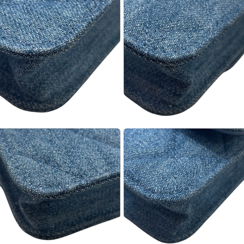 シャネル CHANEL マトラッセミニチェーンウォレット AP1628 デニム ゴールド金具 デニム レディース ウォレットチェーン