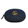 グッチ GUCCI GGマーモント　ウエストバッグBGM 476434 ブラック レザー ウエストバッグ