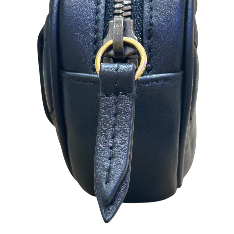 グッチ GUCCI GGマーモント ウエストバッグBGM 476434 ブラック レザー