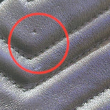 グッチ GUCCI GGマーモント　ウエストバッグBGM 476434 ブラック レザー ウエストバッグ