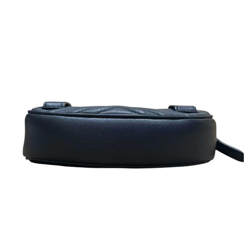 グッチ GUCCI GGマーモント ウエストバッグBGM 476434 ブラック レザー